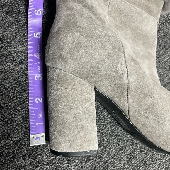 Nine west chrissa ankle boot size 7 light gray - Picture 6 of 9